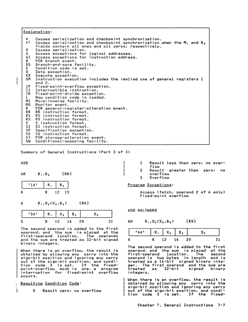 GA22-7000-10 IBM System/370 Principles of Operation Sept 1987 page 7-7