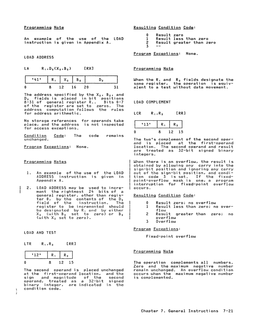 GA22-7000-10 IBM System/370 Principles of Operation Sept 1987 page 7-21