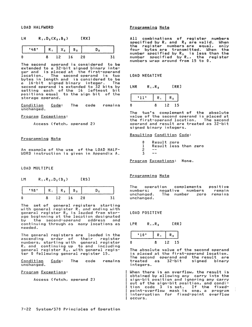GA22-7000-10 IBM System/370 Principles of Operation Sept 1987 page 7-21