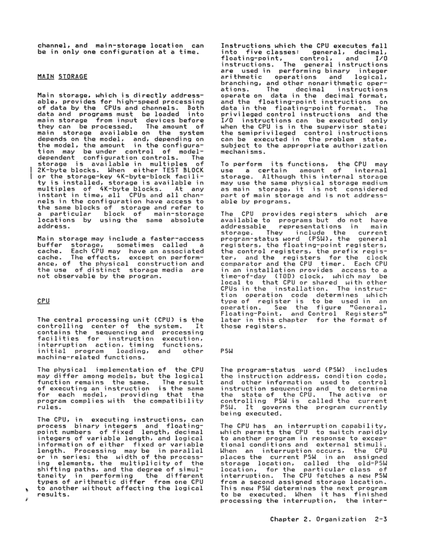 GA22-7000-10 IBM System/370 Principles of Operation Sept 1987 page 2-3