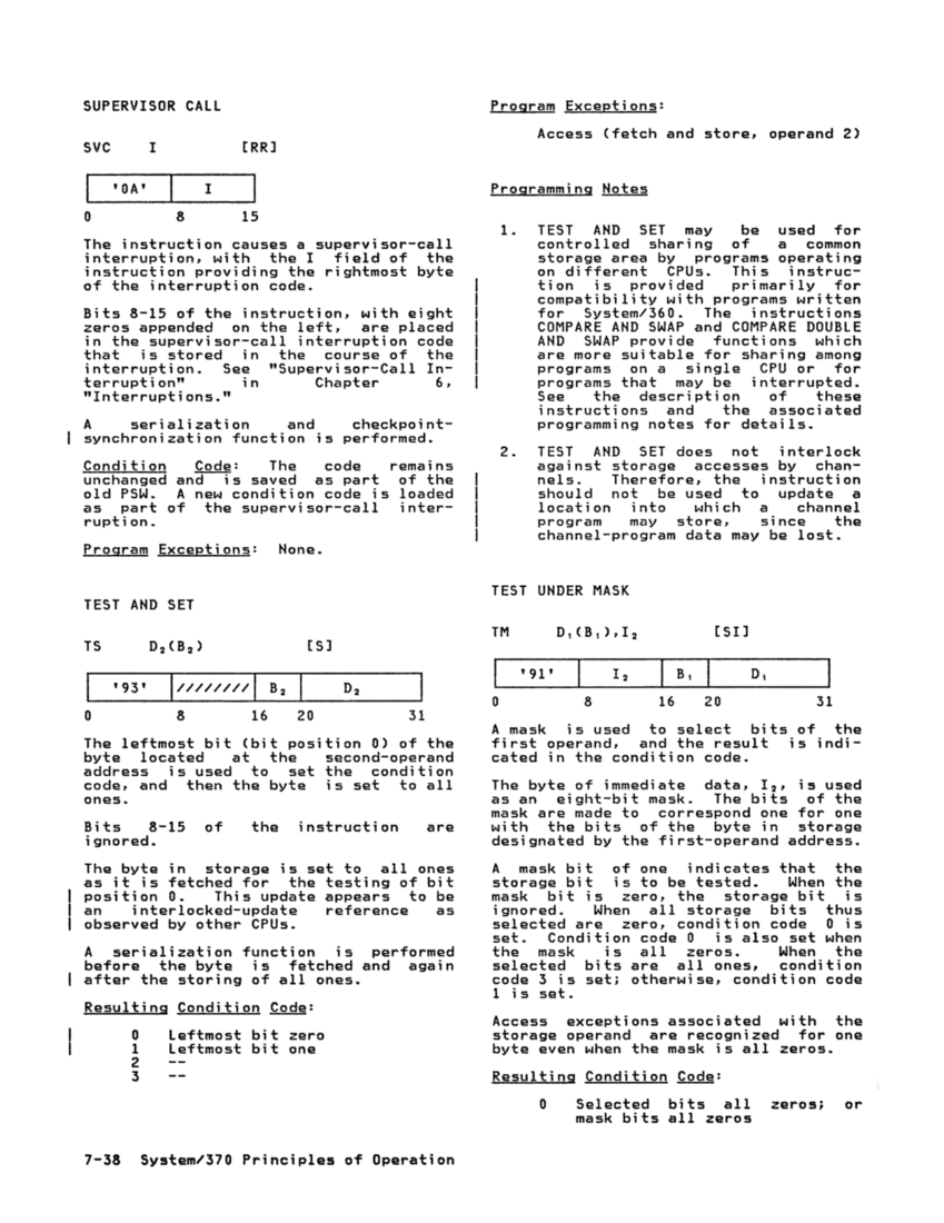 GA22-7000-10 IBM System/370 Principles of Operation Sept 1987 page 7-37