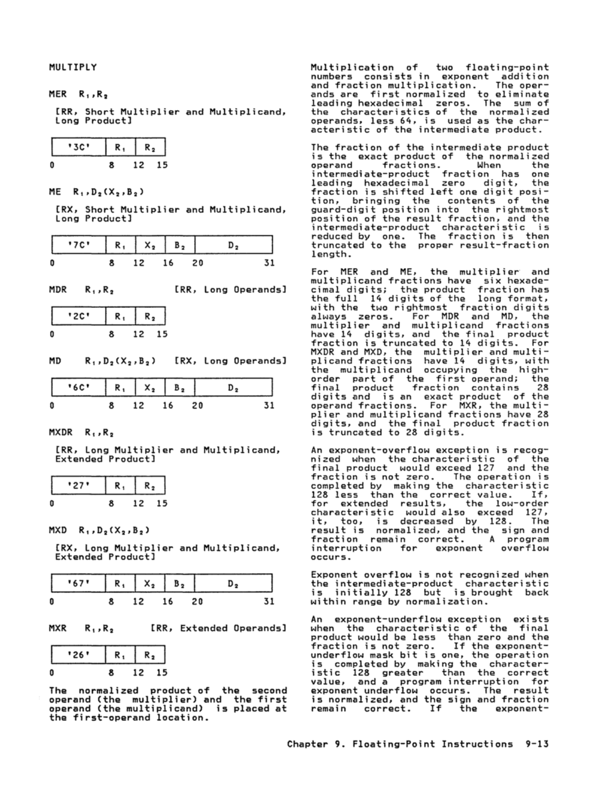 GA22-7000-10 IBM System/370 Principles of Operation Sept 1987 page 9-13