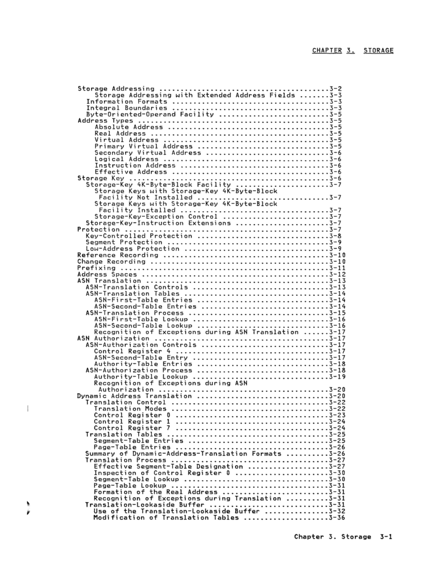 GA22-7000-10 IBM System/370 Principles of Operation Sept 1987 page 3-1