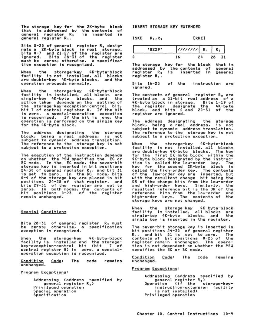 GA22-7000-10 IBM System/370 Principles of Operation Sept 1987 page 10-9
