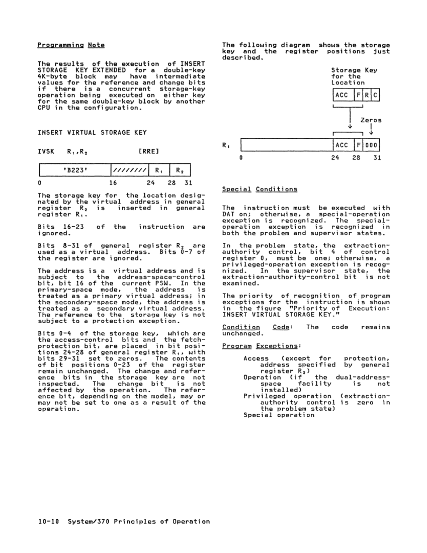 GA22-7000-10 IBM System/370 Principles of Operation Sept 1987 page 10-9