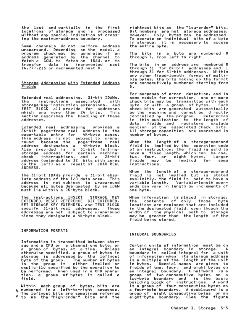 GA22-7000-10 IBM System/370 Principles of Operation Sept 1987 page 3-3
