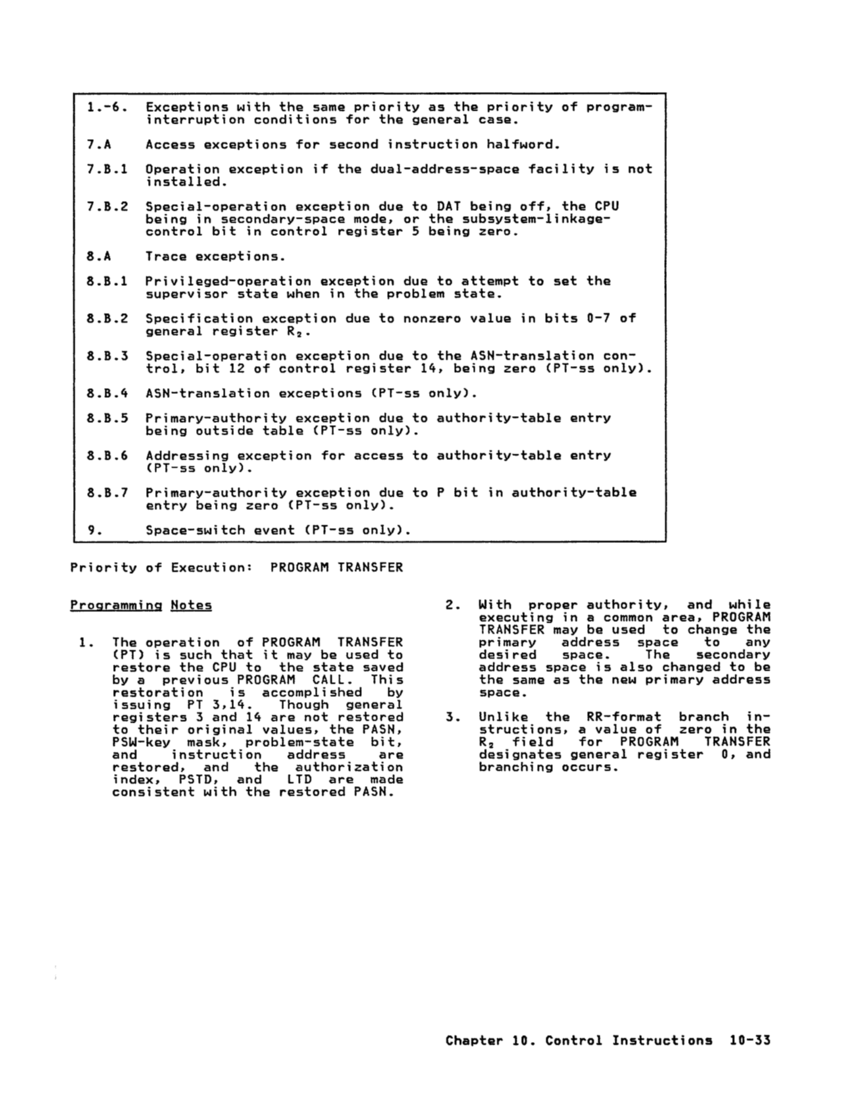 GA22-7000-10 IBM System/370 Principles of Operation Sept 1987 page 10-33