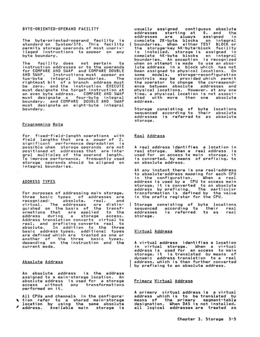 GA22-7000-10 IBM System/370 Principles of Operation Sept 1987 page 3-5