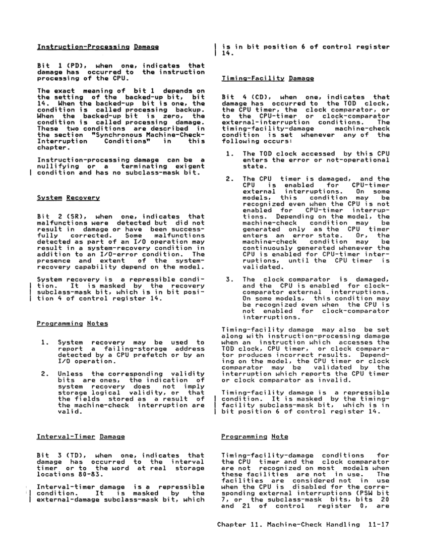 GA22-7000-10 IBM System/370 Principles of Operation Sept 1987 page 11-17