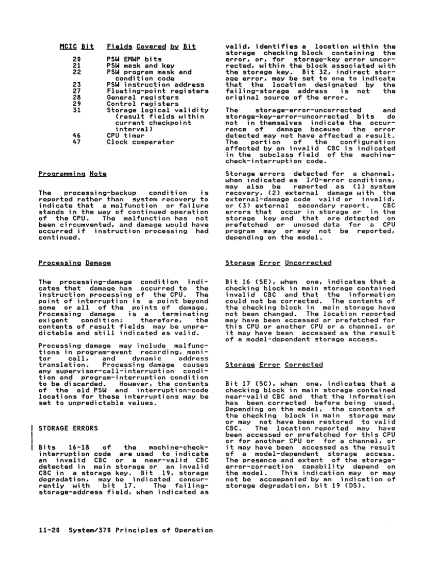 GA22-7000-10 IBM System/370 Principles of Operation Sept 1987 page 11-19