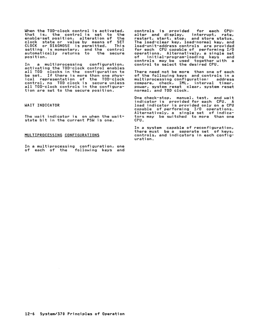 GA22-7000-10 IBM System/370 Principles of Operation Sept 1987 page 12-5