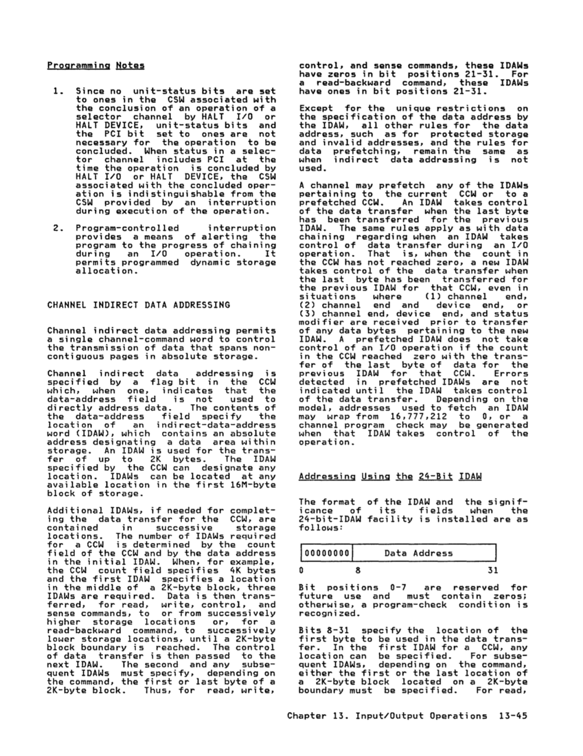 GA22-7000-10 IBM System/370 Principles of Operation Sept 1987 page 13-45