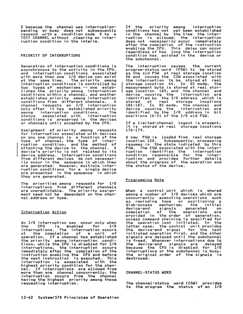 GA22-7000-10 IBM System/370 Principles of Operation Sept 1987 page 13-61