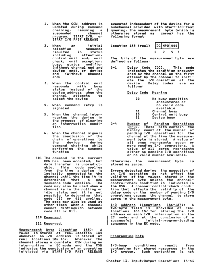 GA22-7000-10 IBM System/370 Principles of Operation Sept 1987 page 13-83