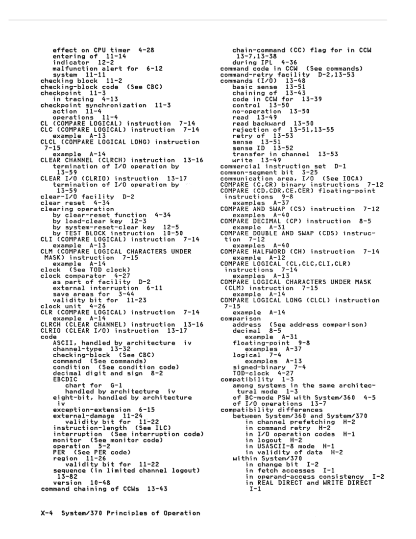 GA22-7000-10 IBM System/370 Principles of Operation Sept 1987 page X-3