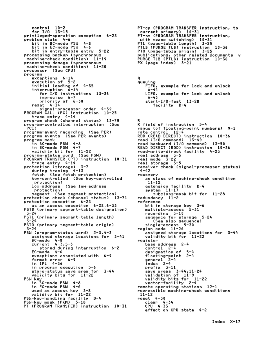 GA22-7000-10 IBM System/370 Principles of Operation Sept 1987 page X-17