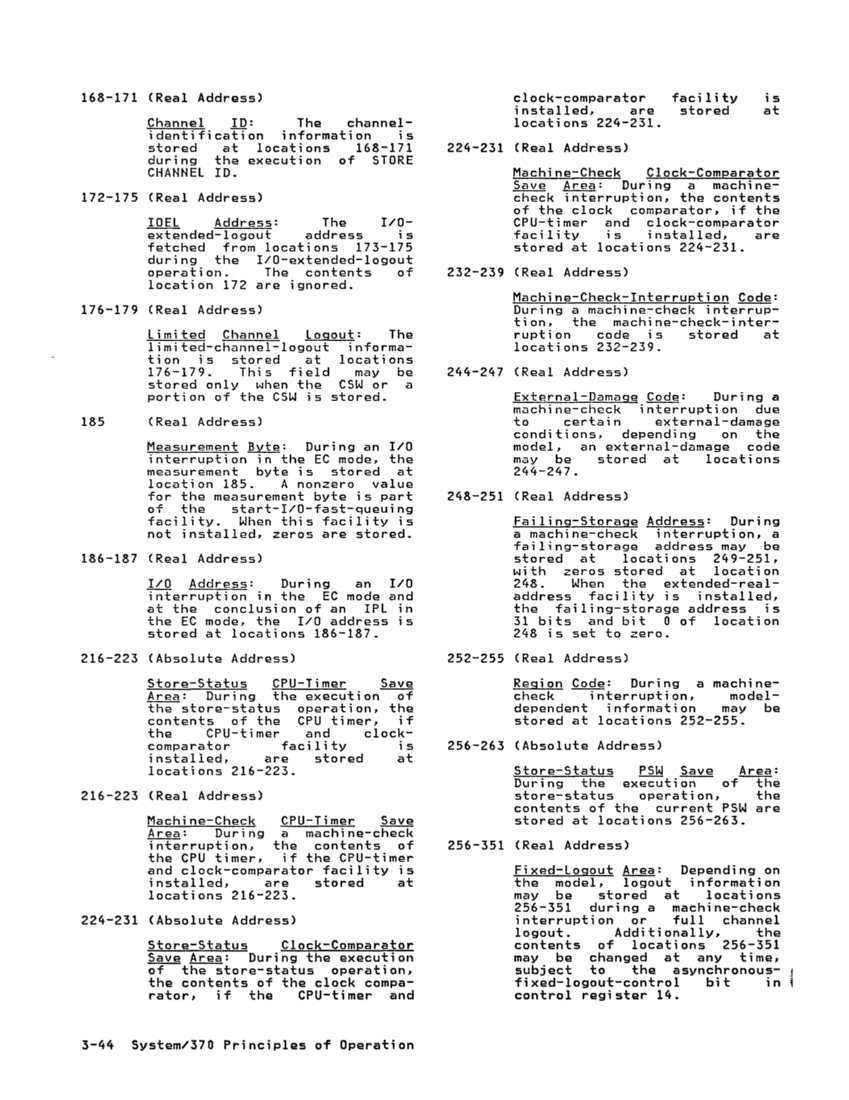 GA22-7000-10 IBM System/370 Principles of Operation Sept 1987 page 3-43