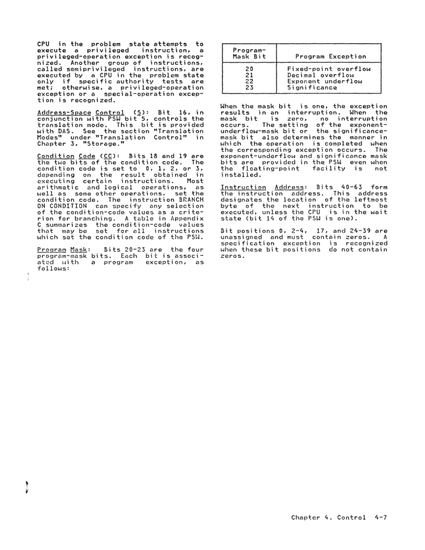 GA22-7000-10 IBM System/370 Principles of Operation Sept 1987 page 4-7