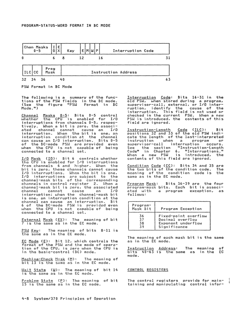 GA22-7000-10 IBM System/370 Principles of Operation Sept 1987 page 4-7