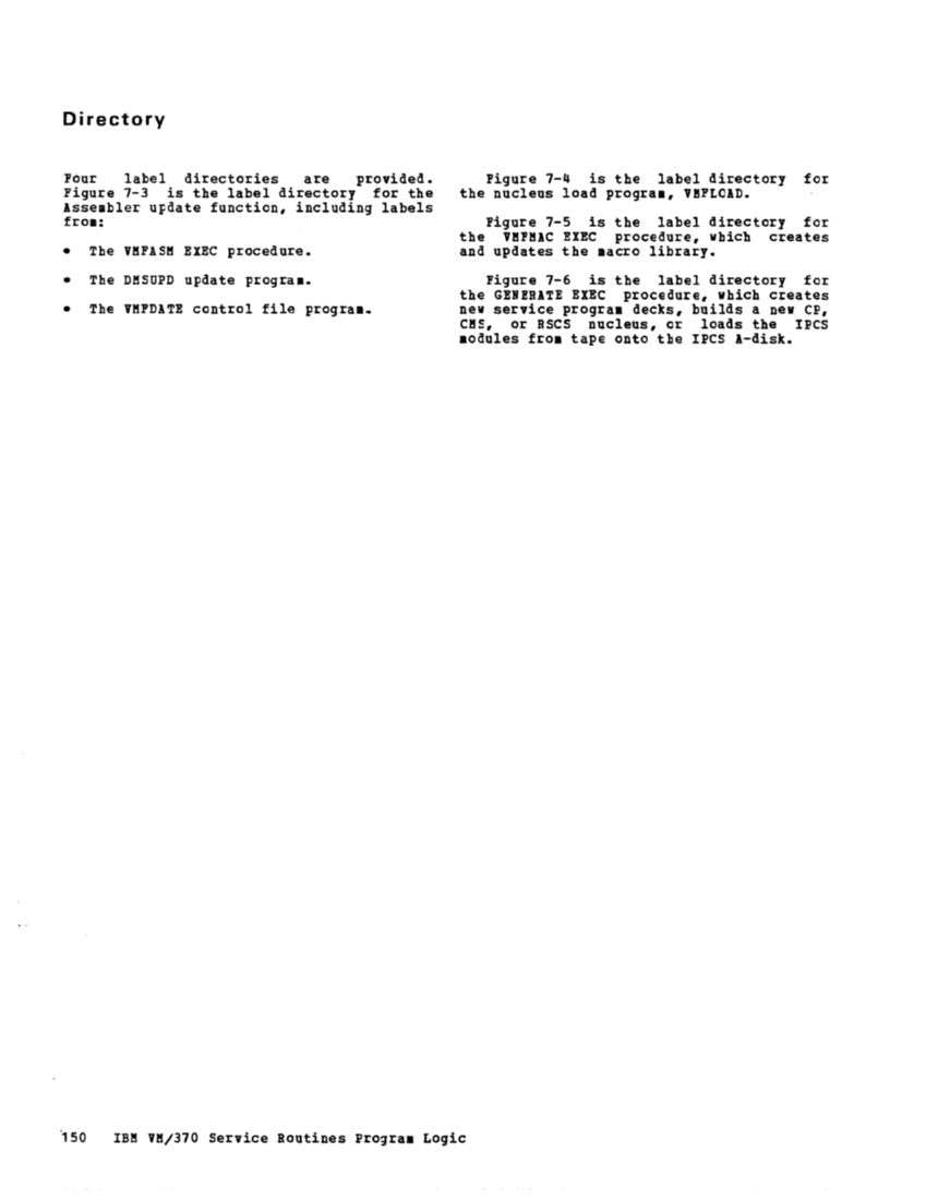 VM370 Rel 6 Service Routines Pgm Logic (Mar79) page 166