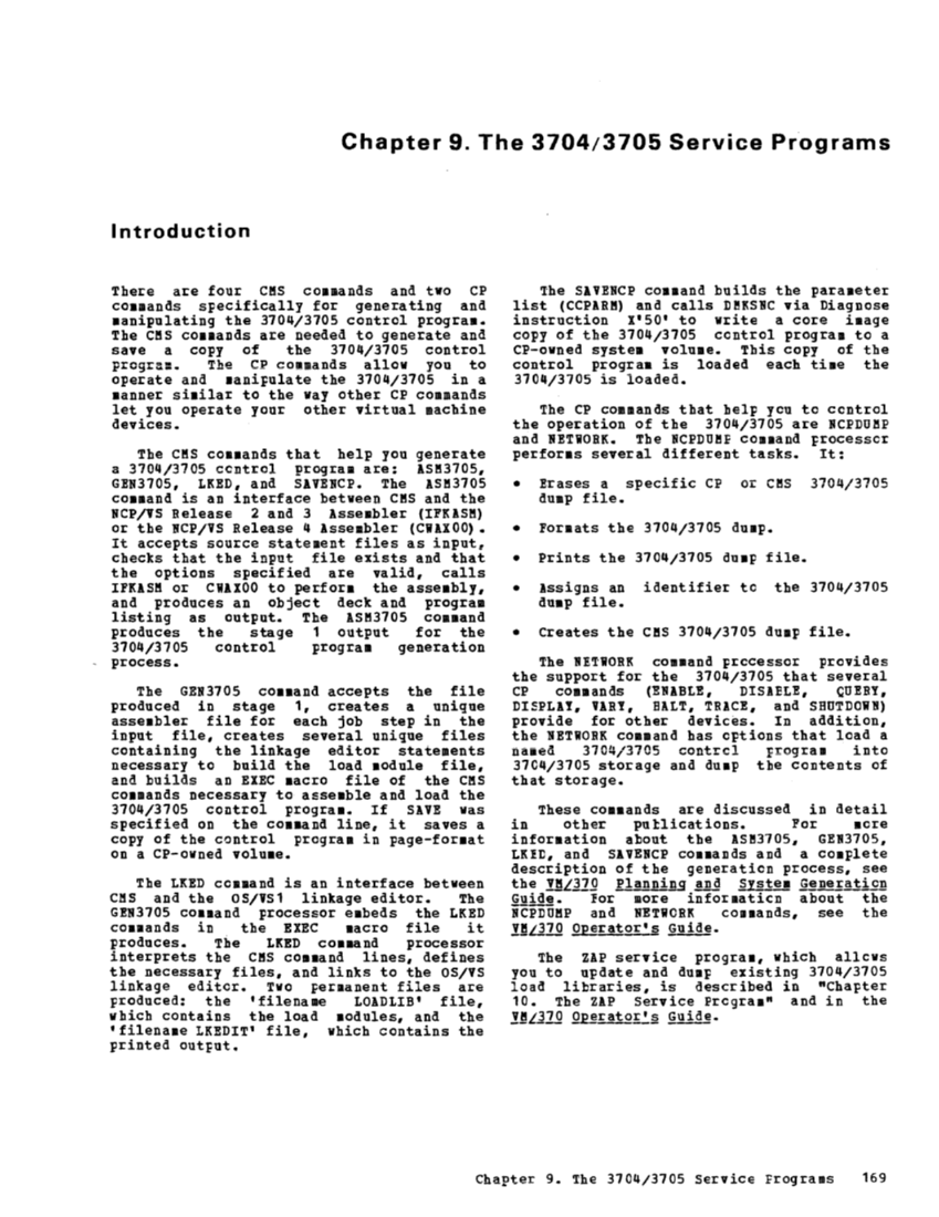 VM370 Rel 6 Service Routines Pgm Logic (Mar79) page 184