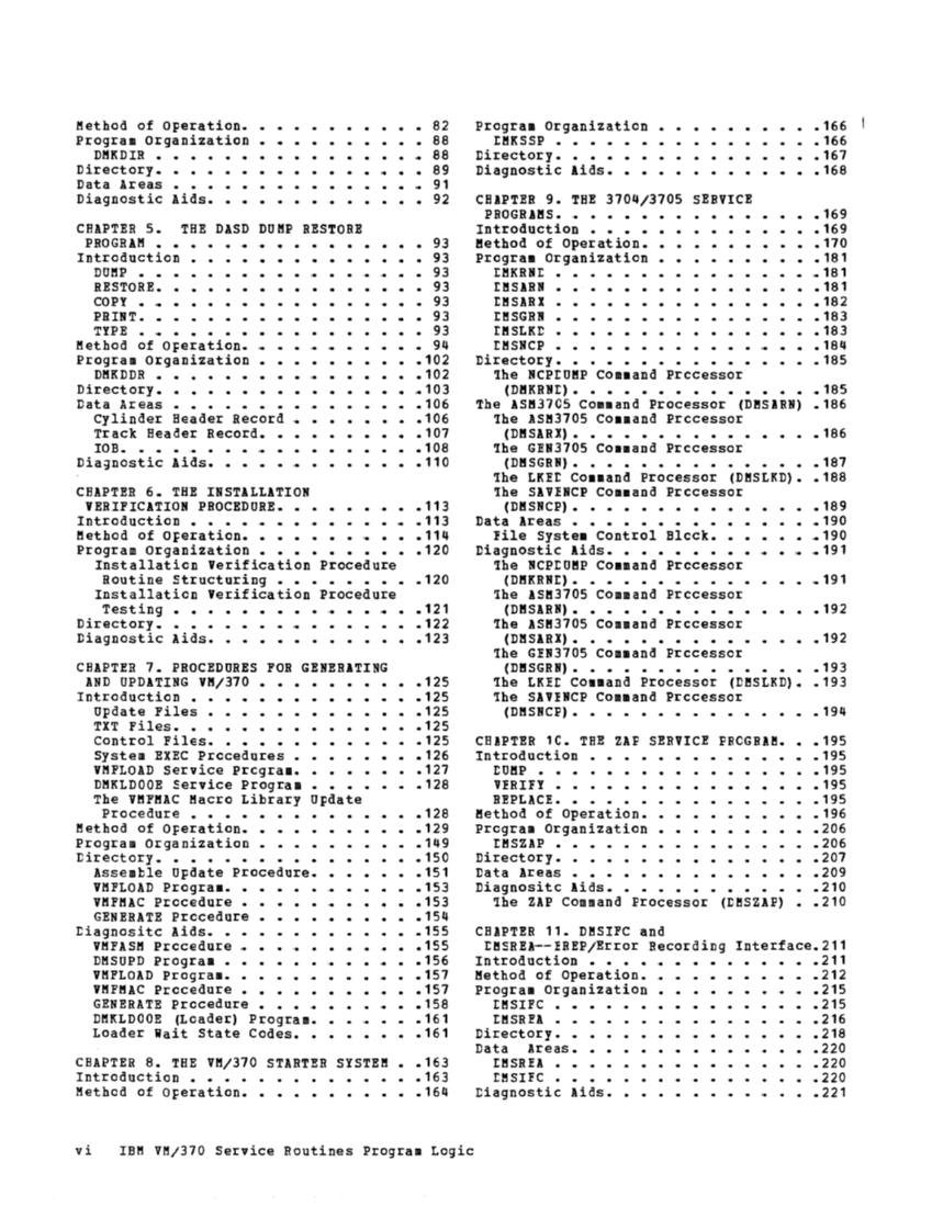 VM370 Rel 6 Service Routines Pgm Logic (Mar79) page 5