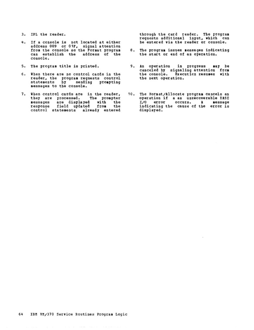 VM370 Rel 6 Service Routines Pgm Logic (Mar79) page 80