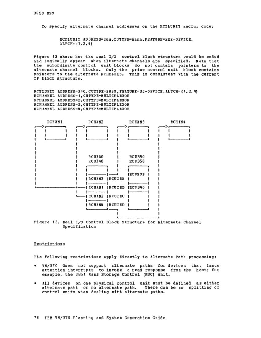IBM Virtual Machine Facility/370: Planning and System Generation Guide 2 page 99