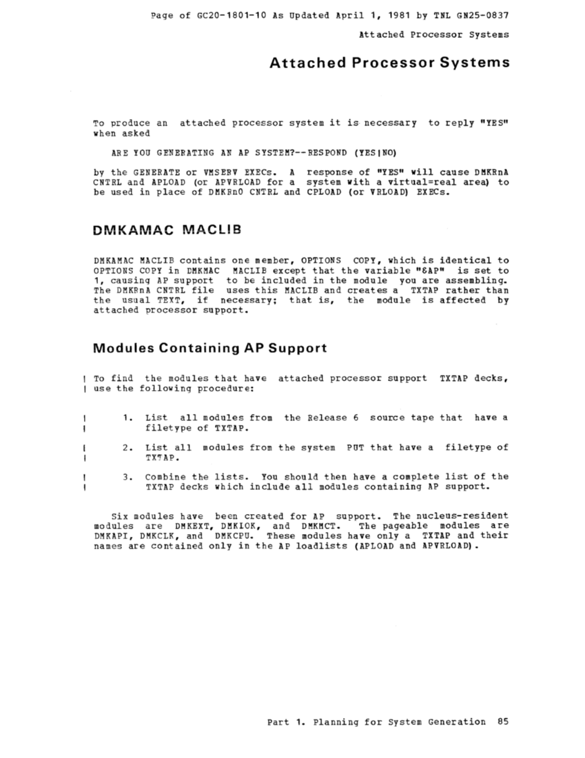 IBM Virtual Machine Facility/370: Planning and System Generation Guide 2 page 106