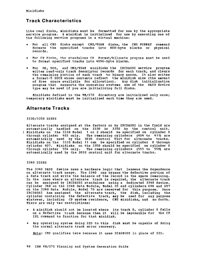 IBM Virtual Machine Facility/370: Planning and System Generation Guide 2 page 121