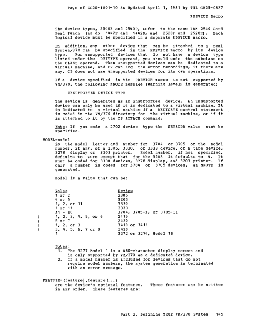 IBM Virtual Machine Facility/370: Planning and System Generation Guide 2 page 173