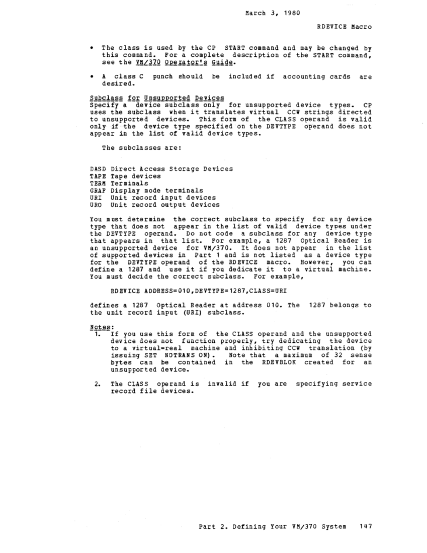 IBM Virtual Machine Facility/370: Planning and System Generation Guide 2 page 175