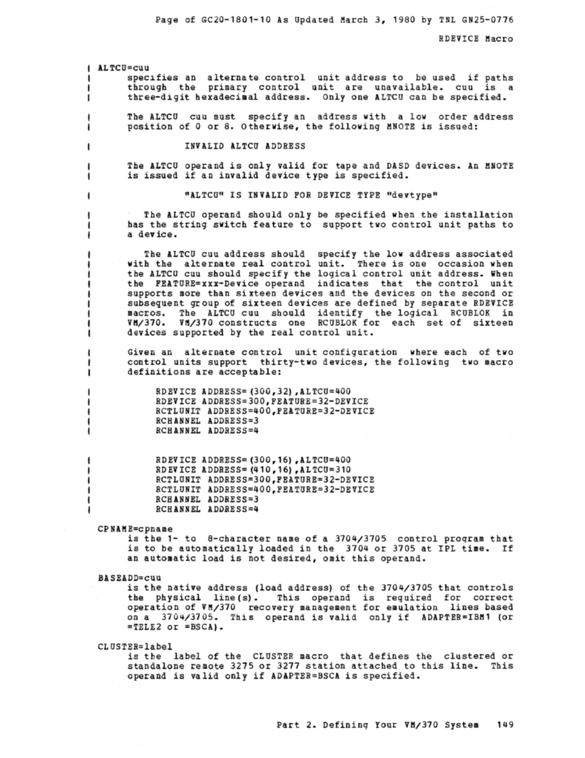 IBM Virtual Machine Facility/370: Planning and System Generation Guide 2 page 176