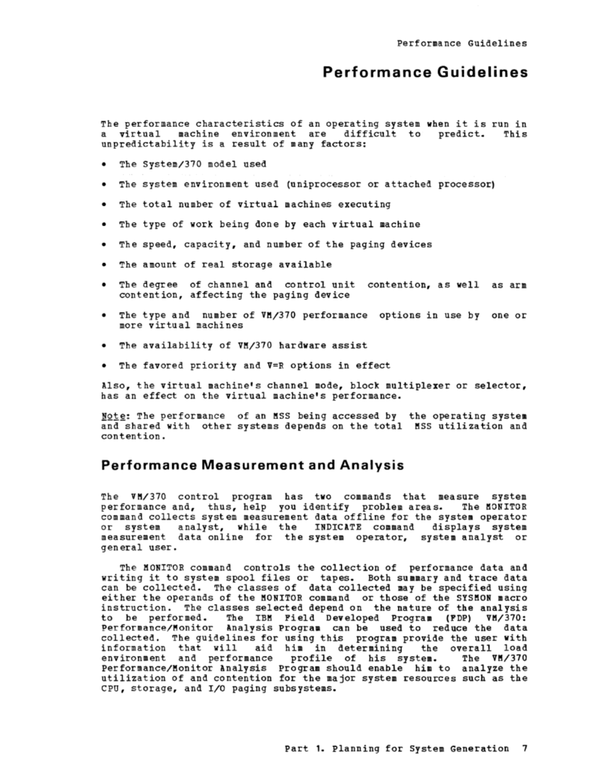 IBM Virtual Machine Facility/370: Planning and System Generation Guide 2 page 23