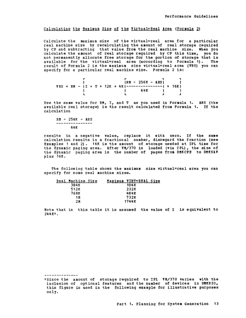 IBM Virtual Machine Facility/370: Planning and System Generation Guide 2 page 29