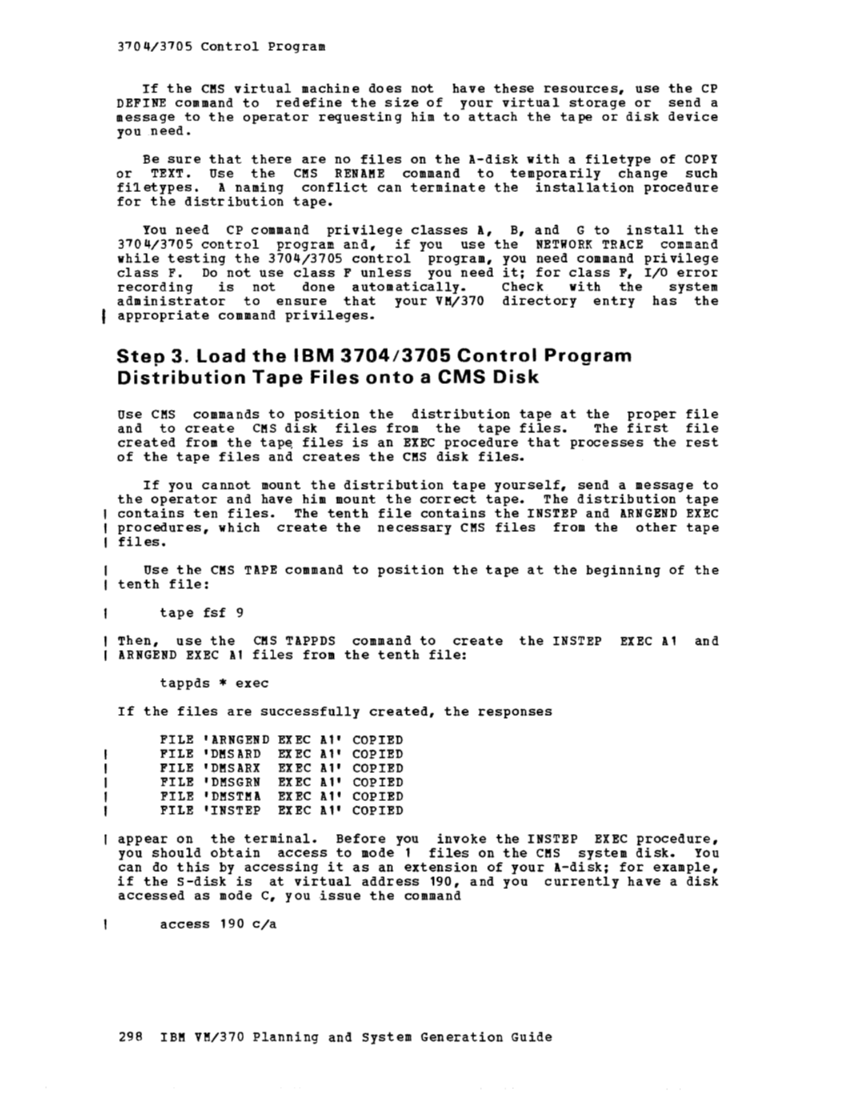 IBM Virtual Machine Facility/370: Planning and System Generation Guide 2 page 328