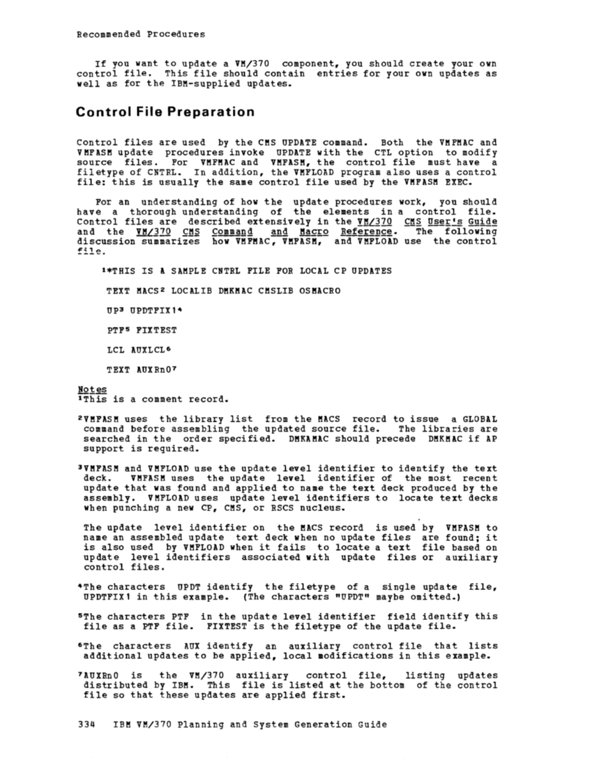 IBM Virtual Machine Facility/370: Planning and System Generation Guide 2 page 364