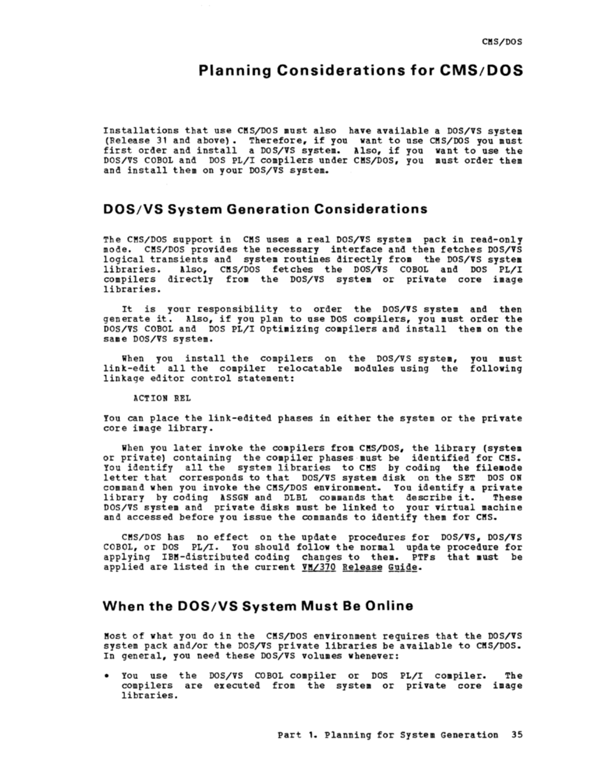 IBM Virtual Machine Facility/370: Planning and System Generation Guide 2 page 50