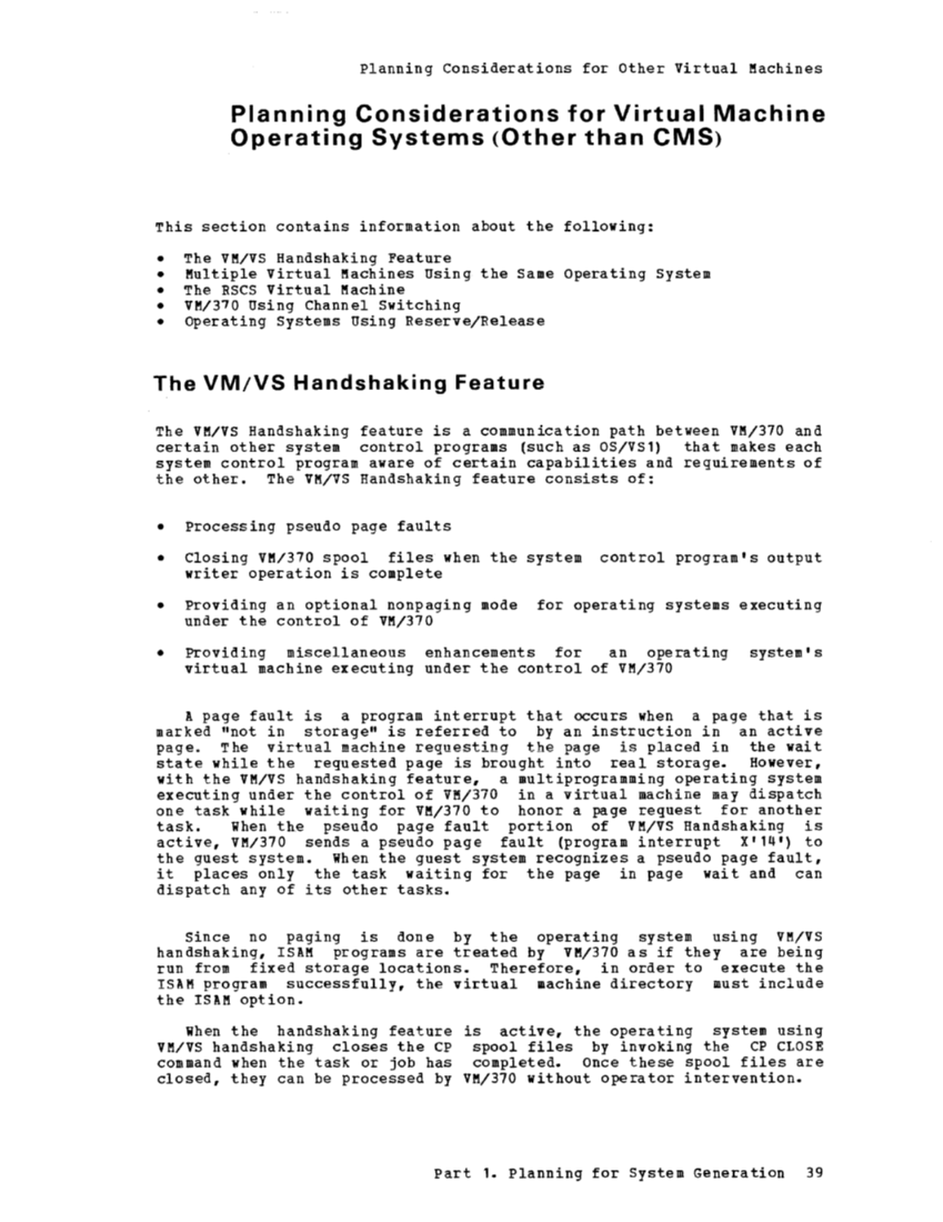 IBM Virtual Machine Facility/370: Planning and System Generation Guide 2 page 55