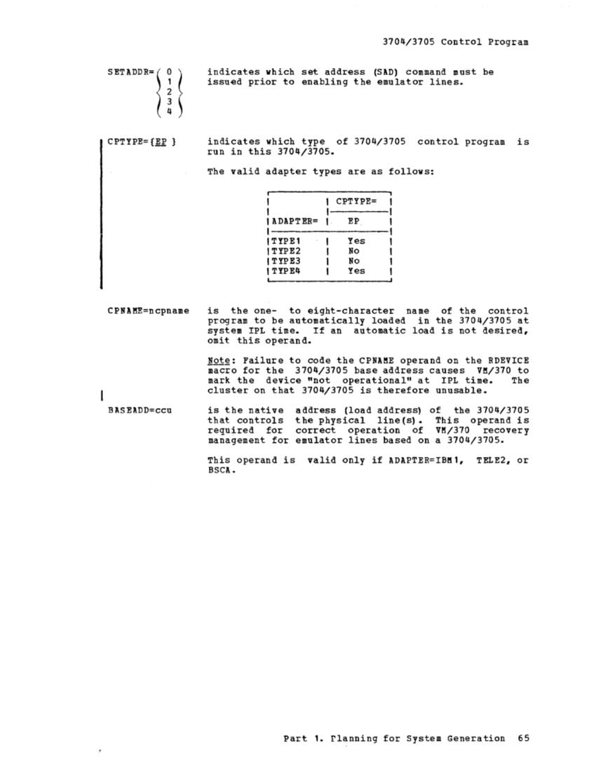 IBM Virtual Machine Facility/370: Planning and System Generation Guide 2 page 85