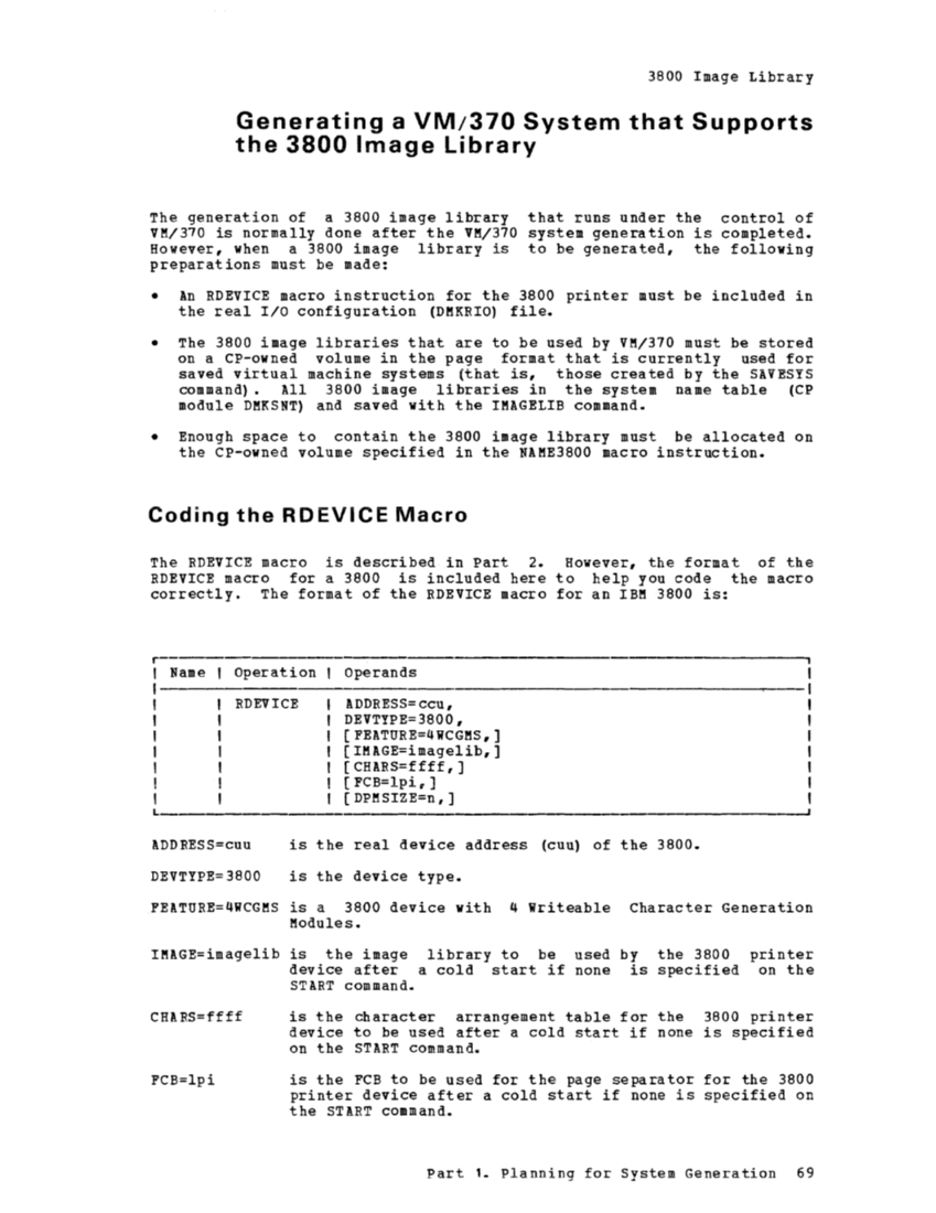 IBM Virtual Machine Facility/370: Planning and System Generation Guide 2 page 89