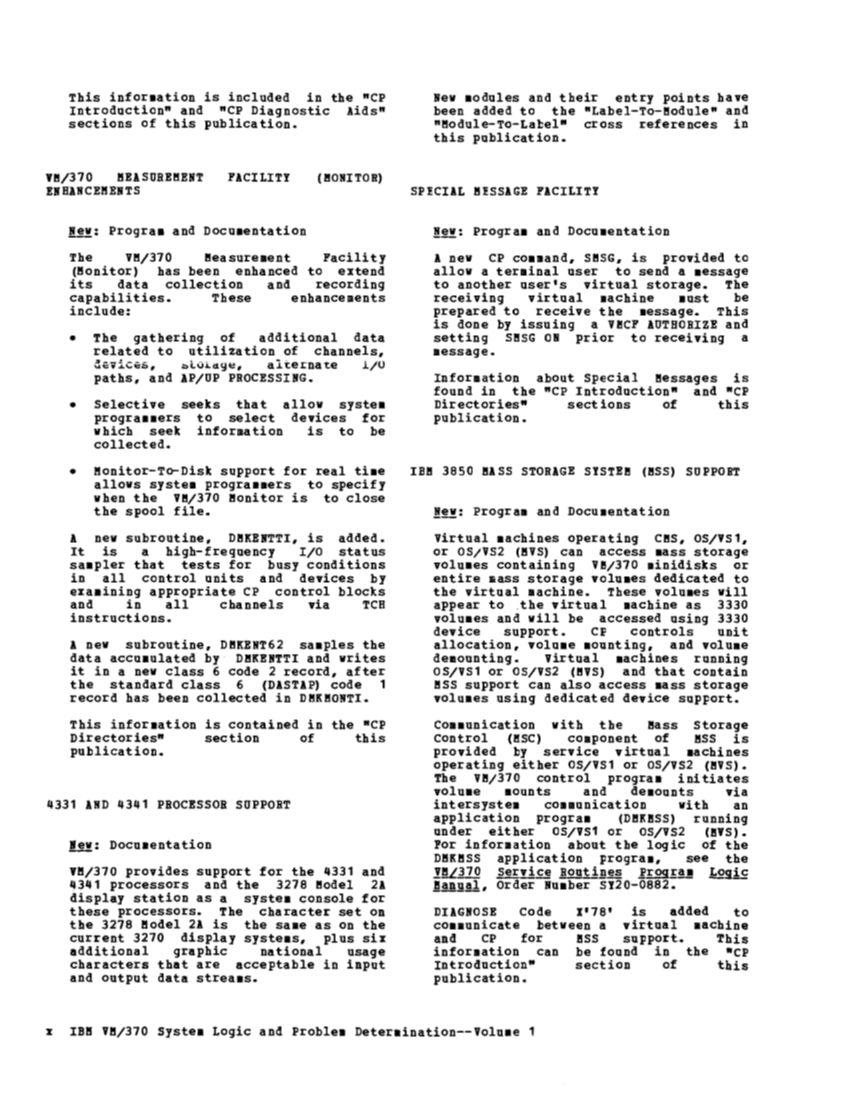 VM370 Rel 6 Data Blocks and Program Logic (Mar 79) page 10