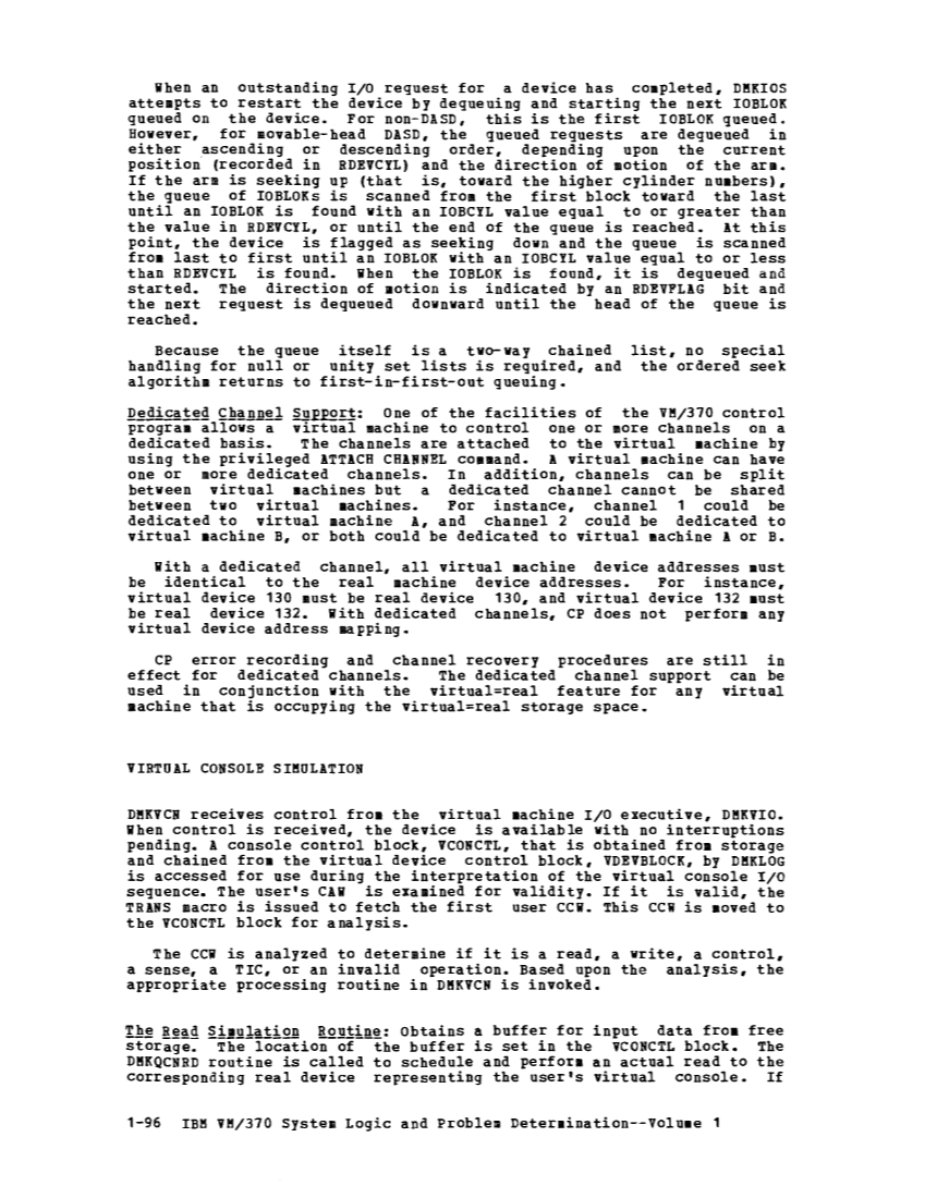 VM370 Rel 6 Data Blocks and Program Logic (Mar 79) page 110