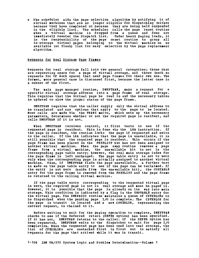 VM370 Rel 6 Data Blocks and Program Logic (Mar 79) page 122