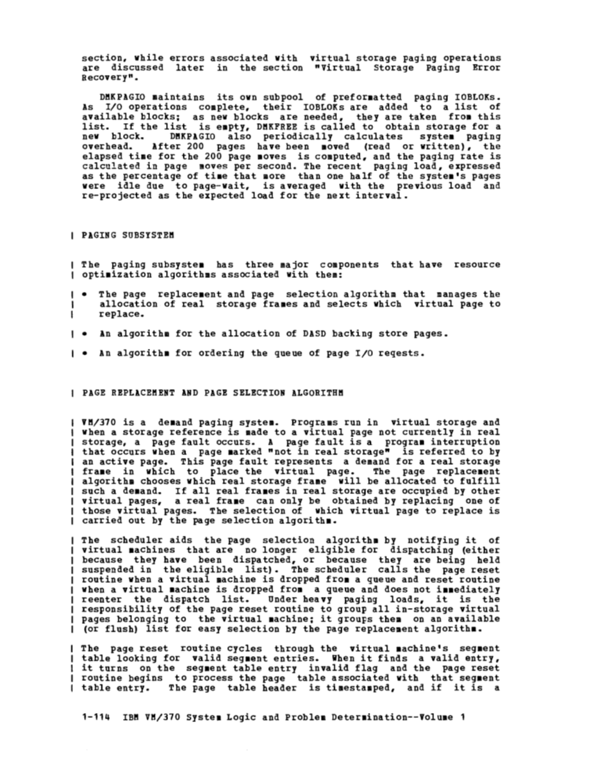 VM370 Rel 6 Data Blocks and Program Logic (Mar 79) page 128
