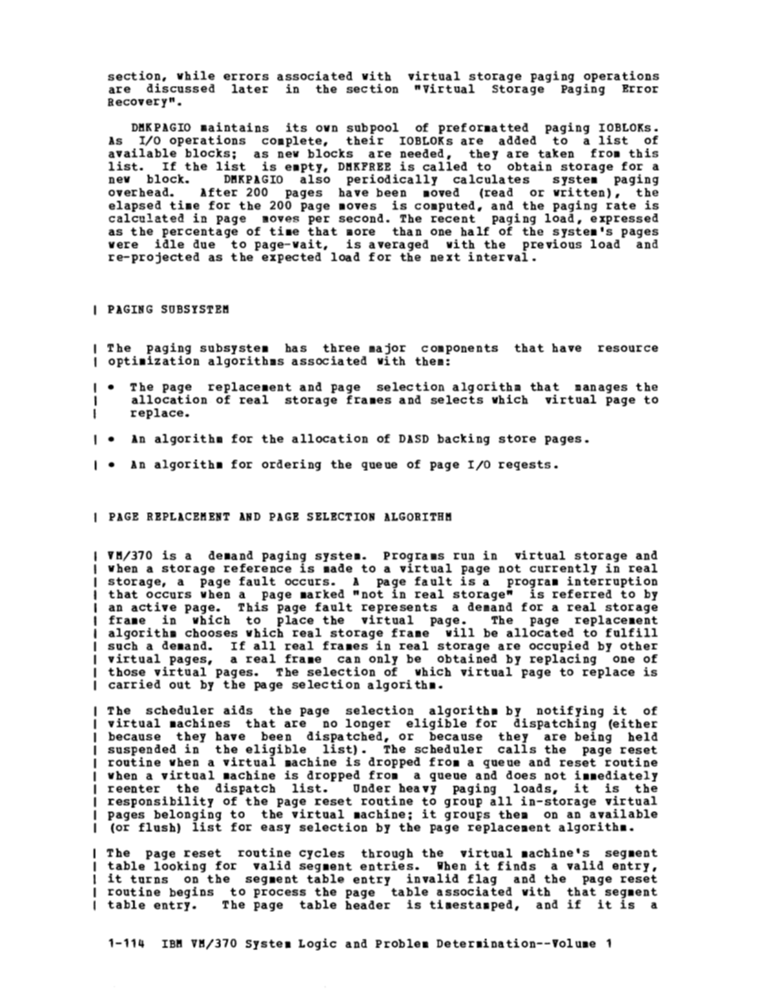 VM370 Rel 6 Data Blocks and Program Logic (Mar 79) page 127