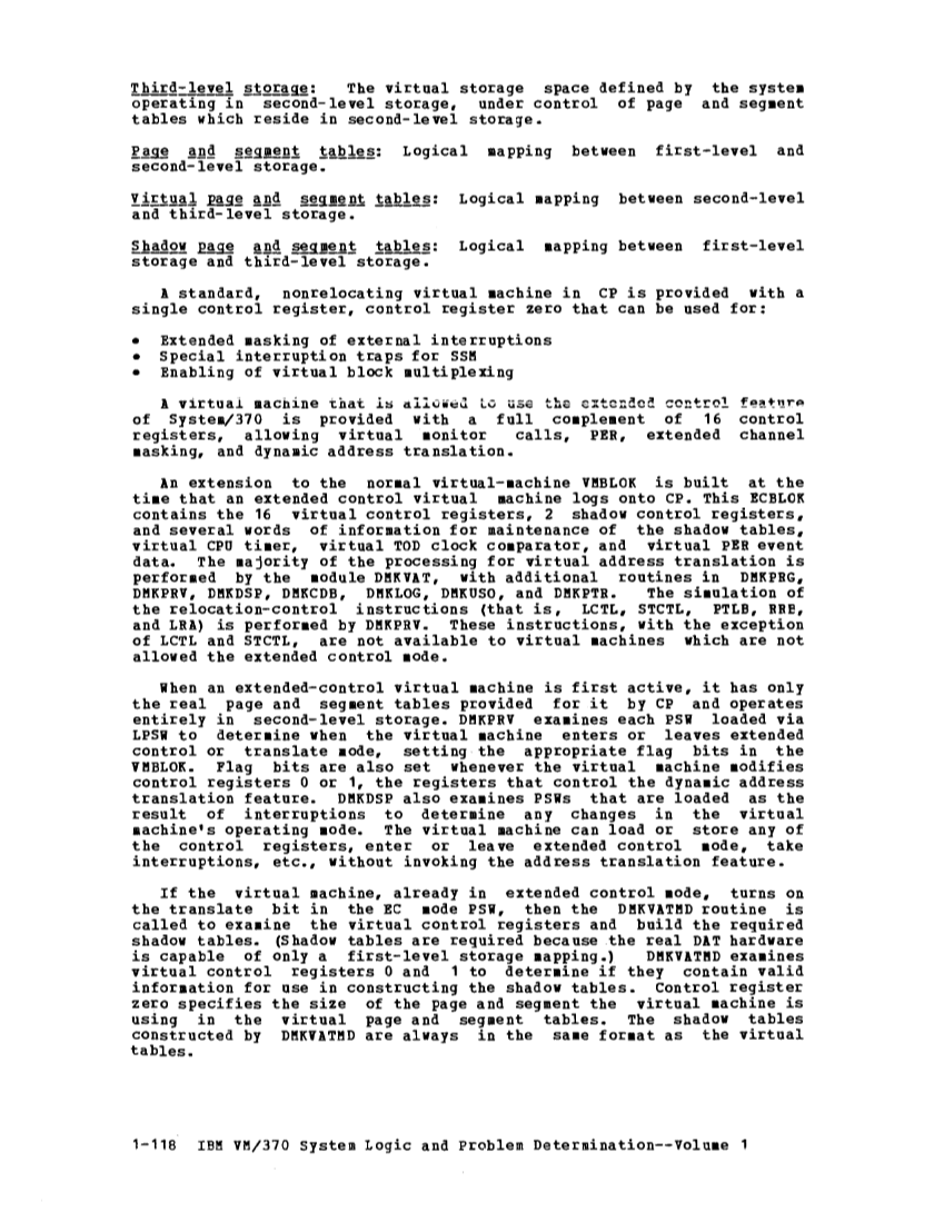 VM370 Rel 6 Data Blocks and Program Logic (Mar 79) page 131