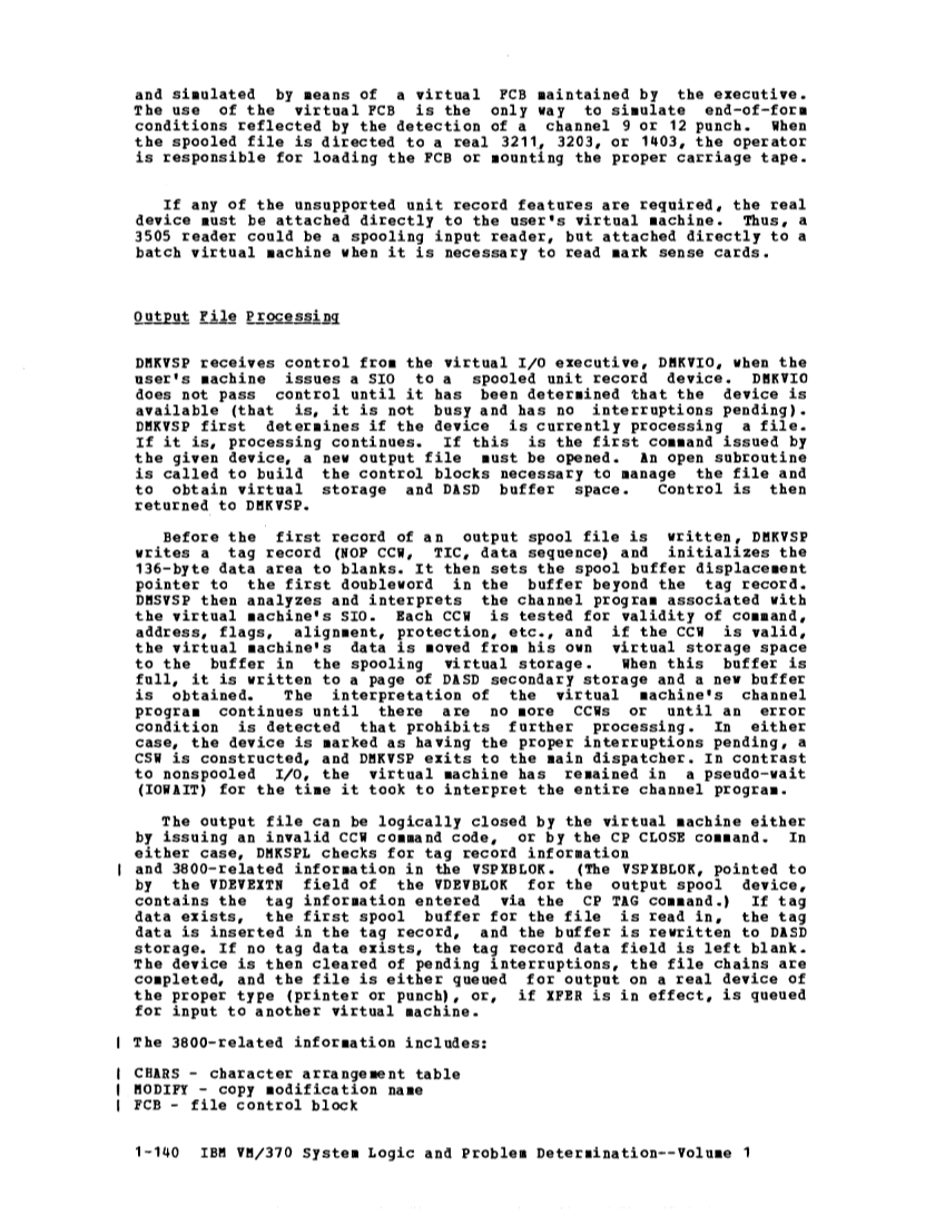 VM370 Rel 6 Data Blocks and Program Logic (Mar 79) page 153