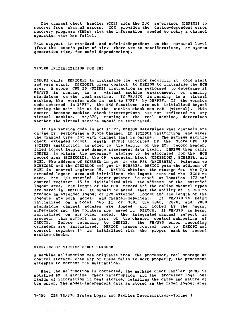 VM370 Rel 6 Data Blocks and Program Logic (Mar 79) page 164