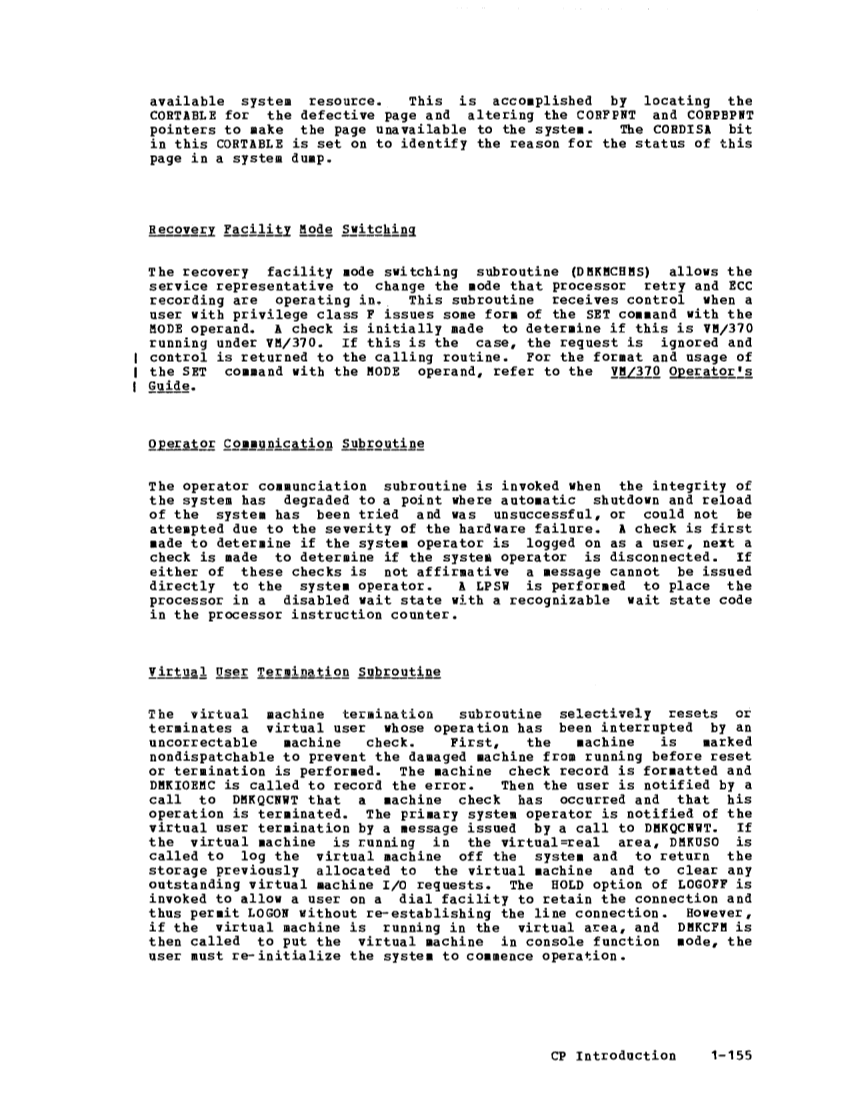 VM370 Rel 6 Data Blocks and Program Logic (Mar 79) page 169
